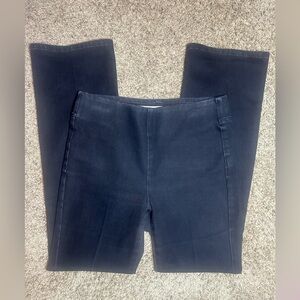 Soft surroundings pull on bootcut black stretchy jeans. Sz- S, cotton, Lycra